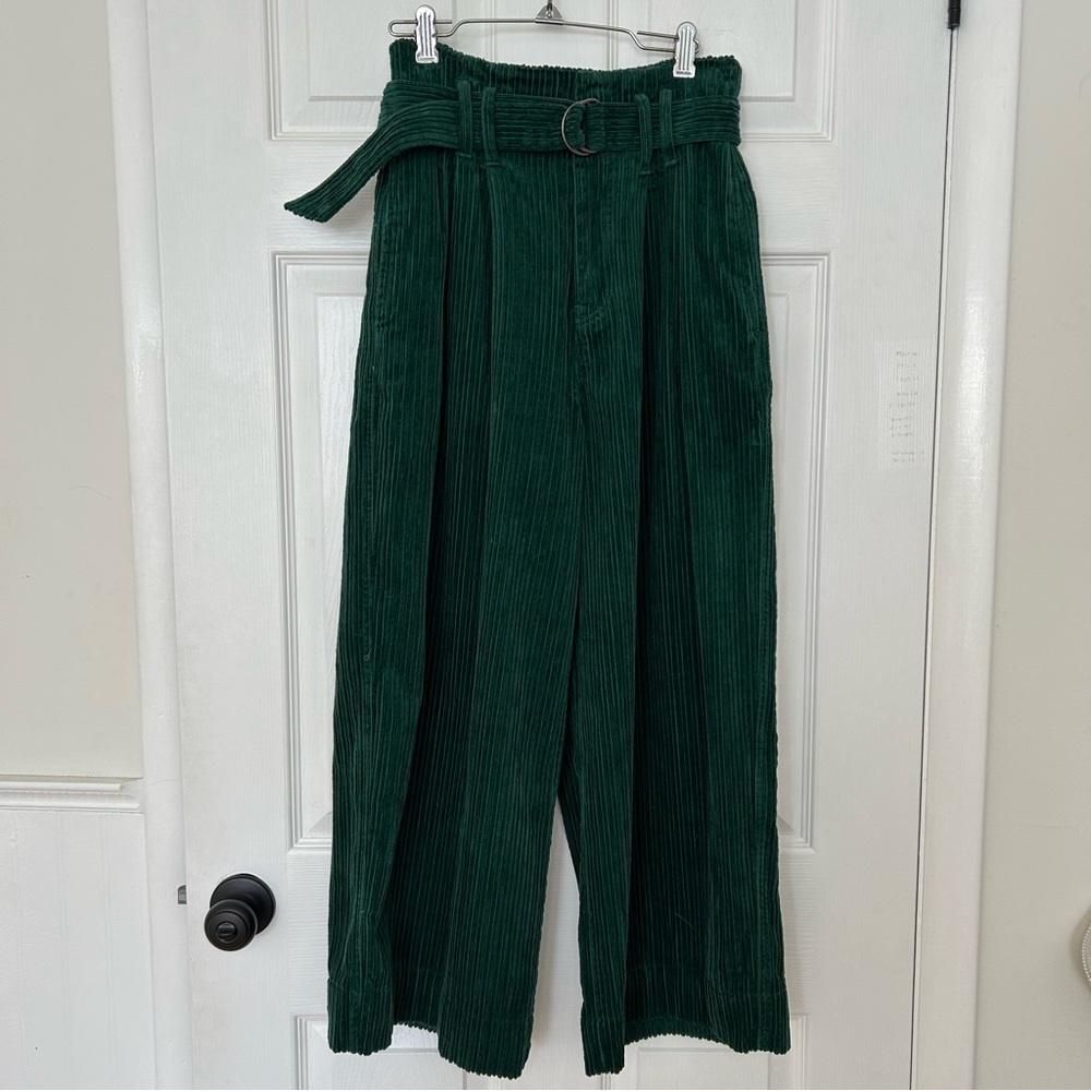 Moussy Corduroy Cropped Wide Leg Pants